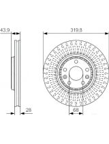 BOSCH 0 986 479 S94 Тормозной диск