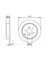 BOSCH 0 986 479 W23 Тормозной диск