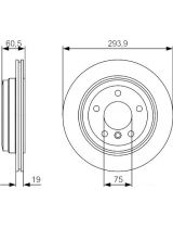 BOSCH 0 986 479 R34 Тормозной диск