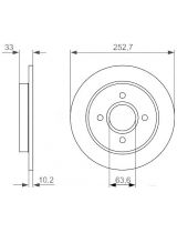 BOSCH 0 986 479 859 Тормозной диск