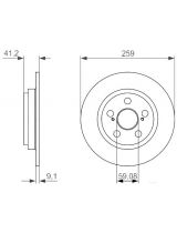 BOSCH 0 986 479 766 Тормозной диск