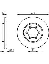 BOSCH 0 986 478 967 Тормозной диск
