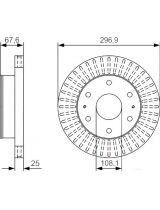 BOSCH 0 986 479 U07 Тормозной диск