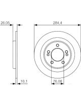 BOSCH 0 986 479 A47 Тормозной диск
