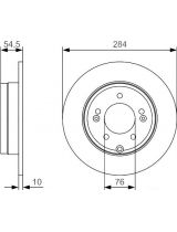 BOSCH 0 986 479 T49 Тормозной диск