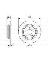 BOSCH 0 986 479 S33 Тормозной диск