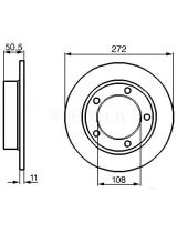 BOSCH 0 986 478 746 Тормозной диск