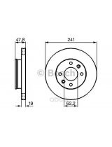 BOSCH 0 986 479 206 Тормозной диск