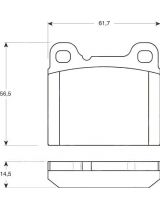 TRW GDB1160 Колодки дисковые