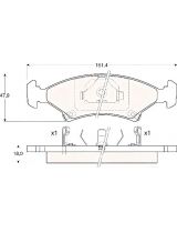 TRW GDB3096 Колодки дисковые