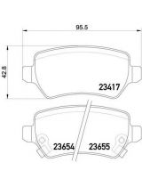 Textar 2341703 Колодки дисковые задние