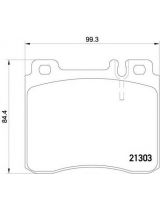 Textar 2130304 Колодки дисковые