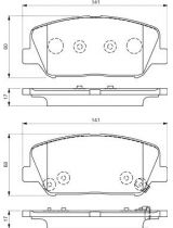 BOSCH 0 986 495 337 Колодки дисковые передние