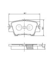 NIPPARTS J3612035 Колодки дисковые