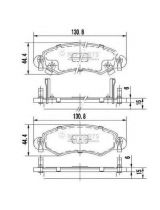NIPPARTS J3608025 Колодки дисковые