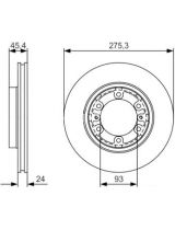 BOSCH 0 986 479 R40 Тормозной диск передний
