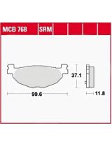 TRW MCB768 Колодки дисковые передние