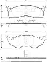 TRW GDB4091 Колодки дисковые передние