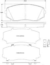 TRW GDB3471 Колодки дисковые передние