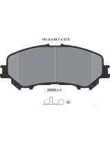 Textar 2206501 Колодки дисковые передние