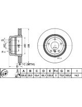 ATE 24.0120-0213.1 Тормозной диск задний
