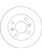 TRW DF4458 Тормозной диск