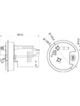 Lynxauto LF-978M Фильтр топливный