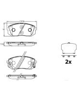 TRW GDB3640 Колодки дисковые передние