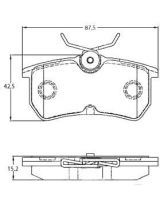 TRW GDB2140 Колодки дисковые