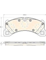 TRW GDB2004 Колодки дисковые передние