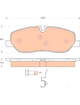 TRW GDB1631 Колодки дисковые передние