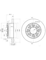 BREMBO 08.5952.10 Тормозной диск задний