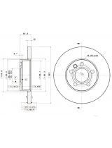 BREMBO 08.7132.10 Тормозной диск передний