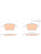 TRW GDB1651 Колодки дисковые передние