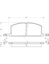 TRW GDB323 Колодки дисковые