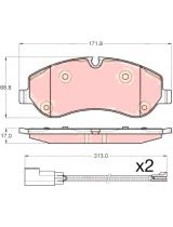 TRW GDB1967 Колодки дисковые передние
