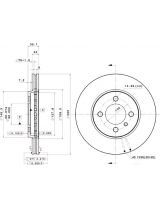 BREMBO 09.4883.10 Тормозной диск передний