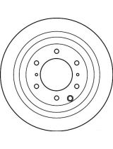 TRW DF4944S Тормозной диск задний