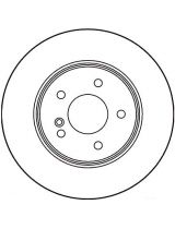 TRW DF2813 Тормозной диск задний