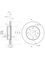 BREMBO 09.5449.14 Тормозной диск передний