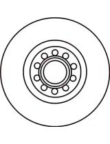 TRW DF4262S Тормозной диск передний