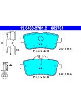 ATE 13.0460-2781.2 Колодки дисковые задние