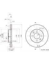 BREMBO 09.3148.14 Тормозной диск
