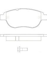 TRW GDB1624 Колодки дисковые