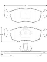 TRW GDB1383 Колодки дисковые