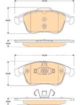 TRW GDB1790 Колодки дисковые