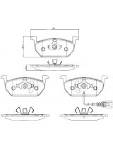 TRW GDB2080 Колодки дисковые передние