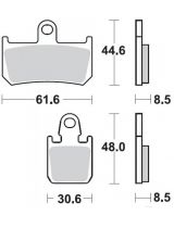TRW MCB795SV Колодки дисковые передние