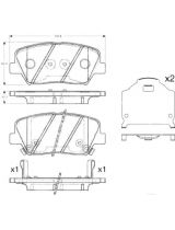 TRW GDB3549 Колодки дисковые передние