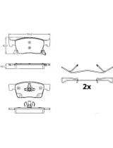 TRW GDB2139 Колодки дисковые передние
